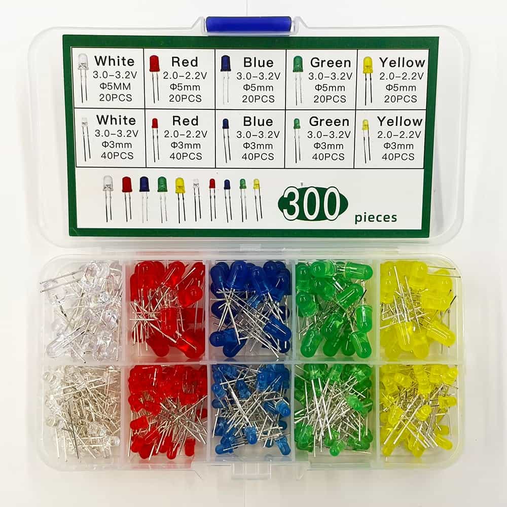LED300pcsセット(5種類入り)