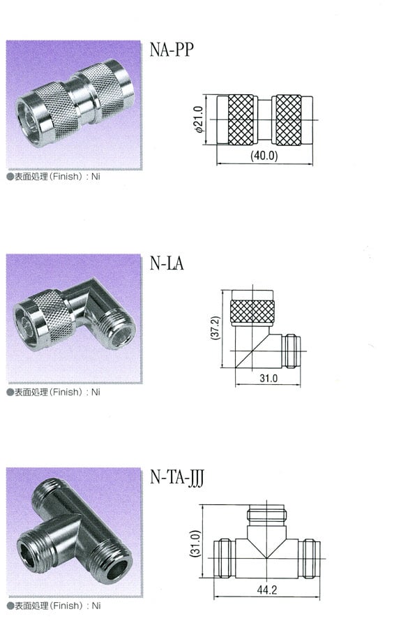N型中継用アダプター NAJJ トーコネ製｜電子部品・半導体通販のマルツ