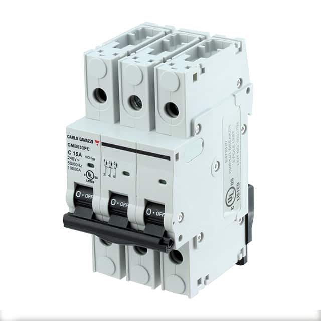 CIR BRKR THERM-MAG 10A 480/277V GMB63H3PC10 Carlo Gavazzi製｜電子