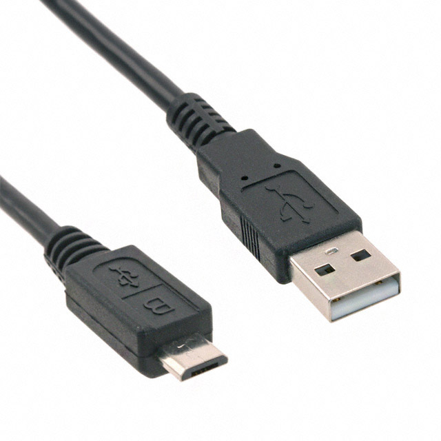 【102-1092-BL-00100】CBL USB2.0 A PLG-MCR B PLG 3.28'