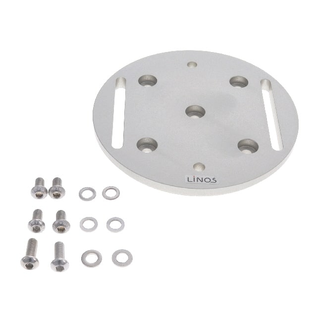 【G026206000】BASE PLATE X 95, ROUND, COLORLES