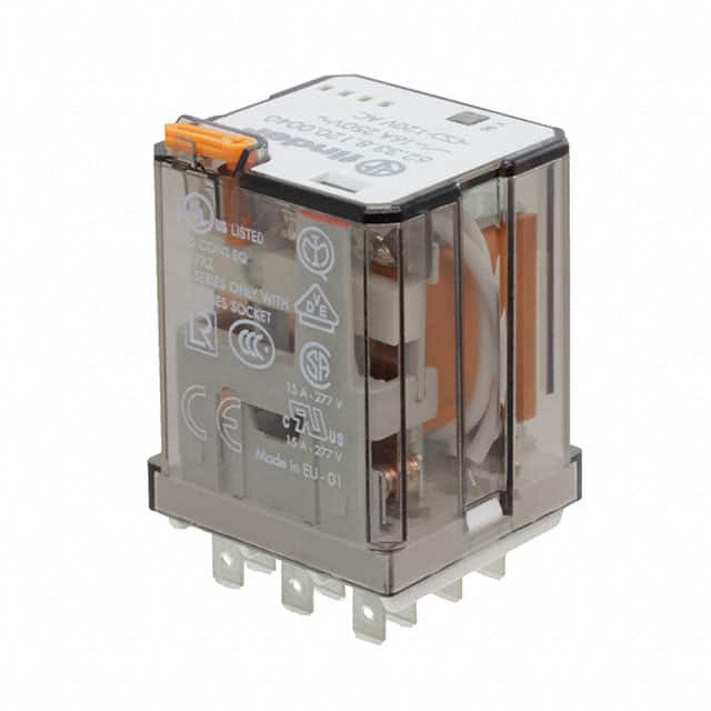 RELAY GEN PURPOSE DPDT 15A 120V 62.32.8.120.0040 Finder Relays Inc.製｜電子