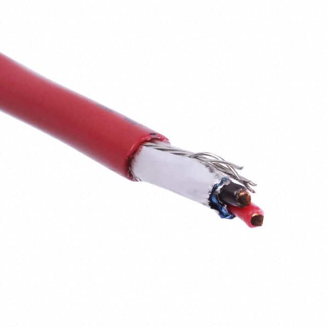 【E2522S.18.03】CABLE 2COND 16AWG RED SHLD 500'