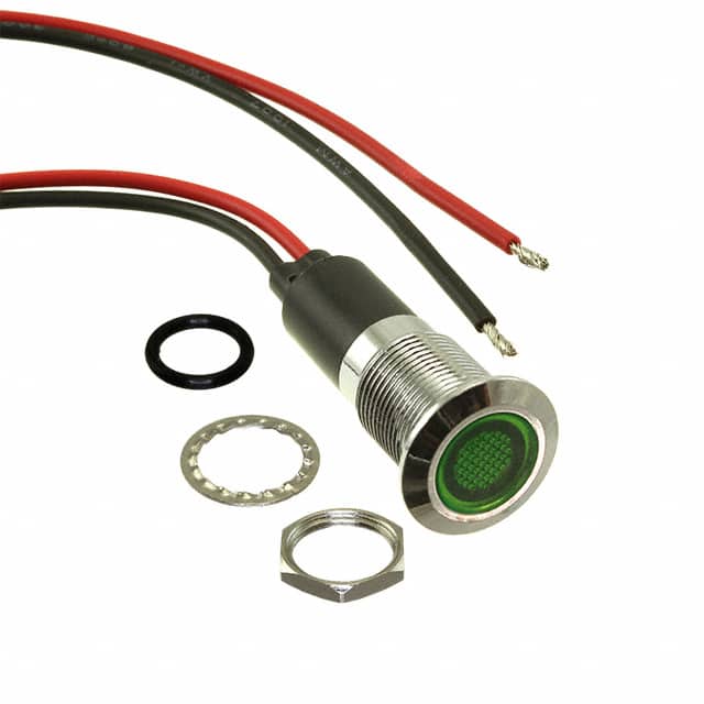 Panel Indicator 2.2V APEM Wire Lead Q6F7CXXG02E Green Panel Indicator 2.2V APEM Wire Lead Q6F7CXXG02E Green