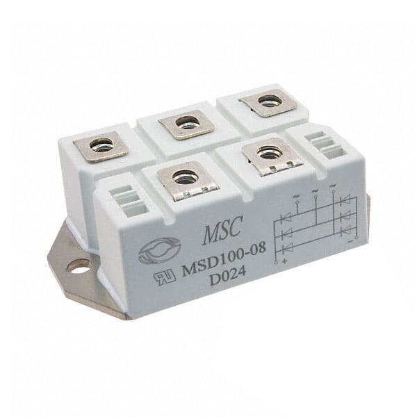 BRIDGE RECT 3PHASE 800V 100A M3 MSD100-08 Microsemi製|電子部品・半導体通販のマルツ