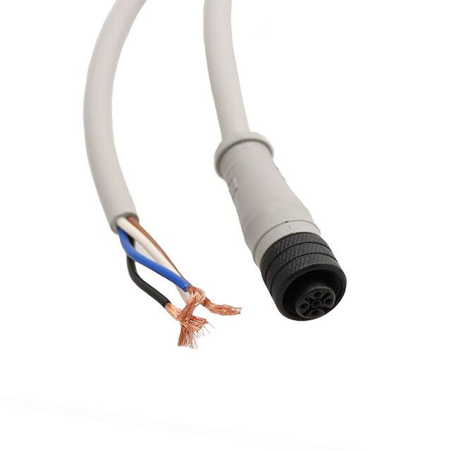 M12 S/END 4P F ST PVC 5M KURAMO 1200010666 モレックス製｜電子部品・半導体通販のマルツ