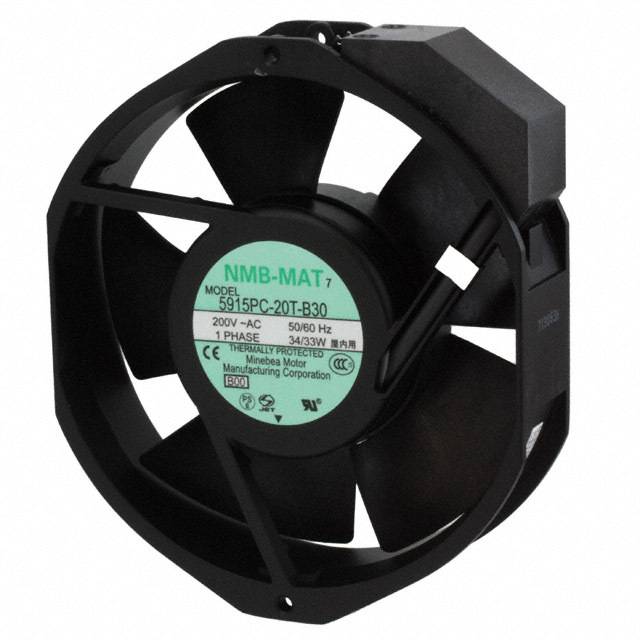 FAN AXIAL 172X38MM 200VAC TERM 5915PC-20T-B30-B00 MinebeaMitsumi製 ｜電子部品・半導体通販のマルツ