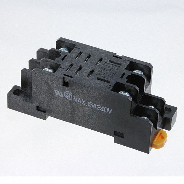 RELAY SOCKET 8 POSITION DIN RAIL PTF08A OMRON製｜電子部品・半導体通販のマルツ