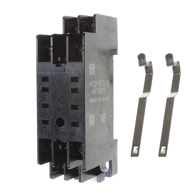 RELAY SOCKET 8 POSITION DIN RAIL HC2SFDS Panasonic製｜電子部品・半導体通販のマルツ