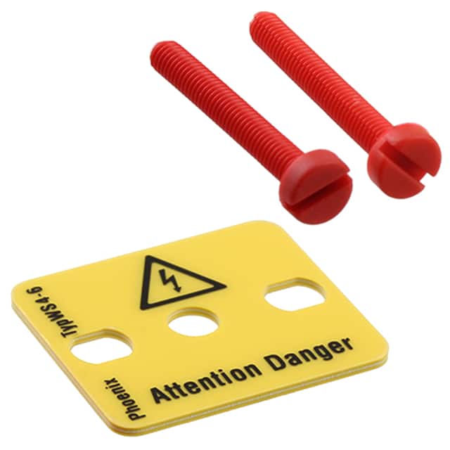 WARNING PLATE W/2 PLASTIC SCREWS 1004209 フェニックス・コンタクト