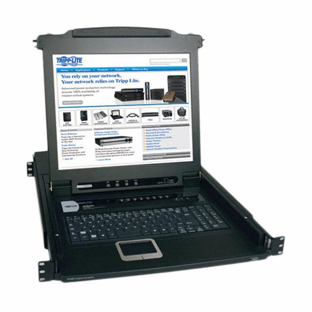 SWITCH KVM 8PORT 1U W/LCD PS/2 B020-008-17 Tripp Lite製｜電子部品