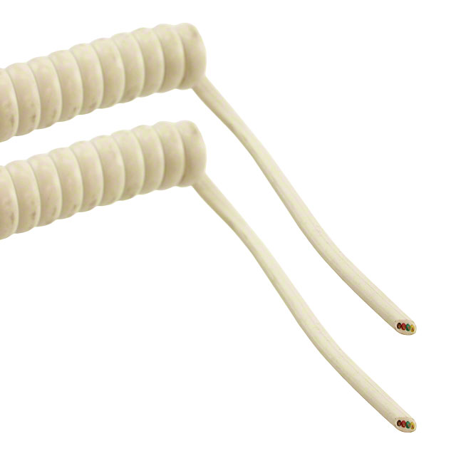 【121-410-020】CABLE MOD COIL 4COND WHT 7'