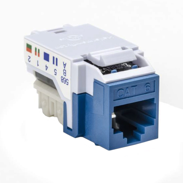 INSERT RJ45 JACK TO IDC CONN【RJ45FC6-BLU】