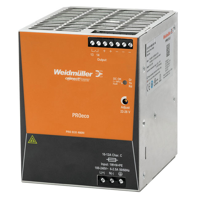AC/DC DIN RAIL SUPPLY 48V 480W【1469610000】
