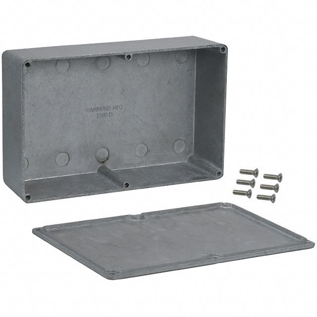 【1590D】BOX ALUM UNPTD 7.4"L X 4.72"W