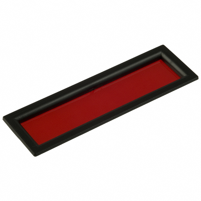 【6303050】LED DISPLAY BEZEL BLK W/RED LENS