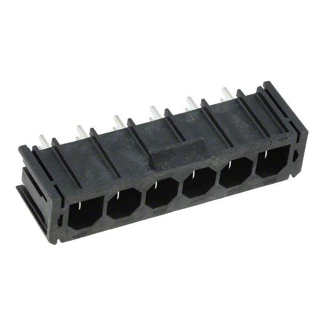 【0431601106】CONN HDR 6POS 7.50MM R/A SLDR