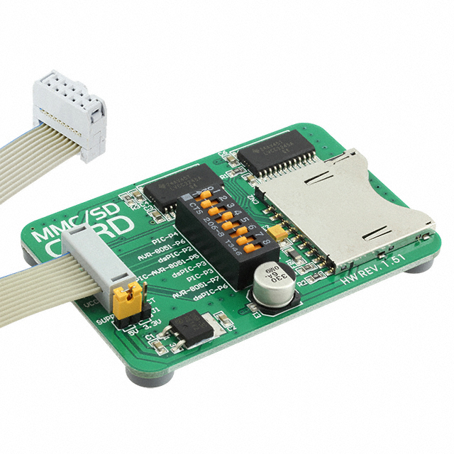 【MIKROE-3】BOARD MEMORY MMC/SD CARD SLOT