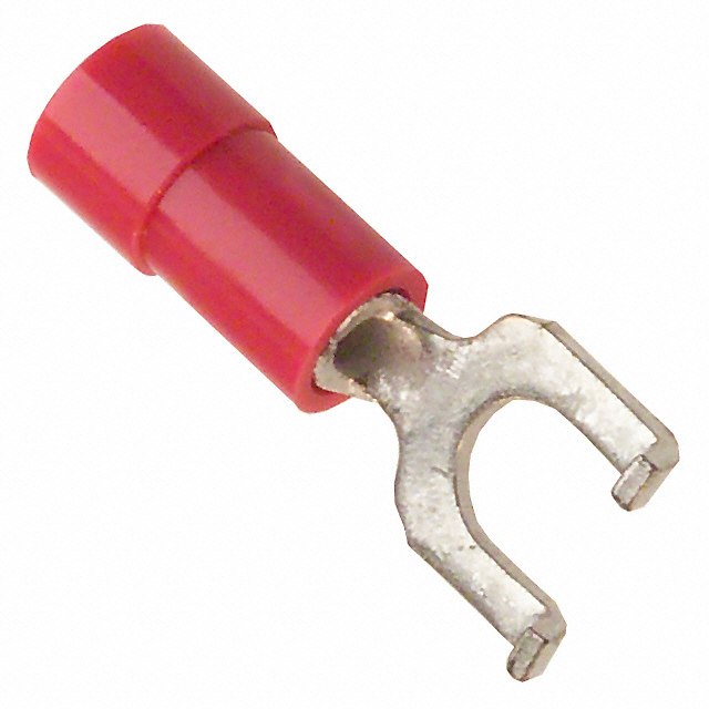 【0191210007】CONN SPADE TERM 18-22AWG #8 RED