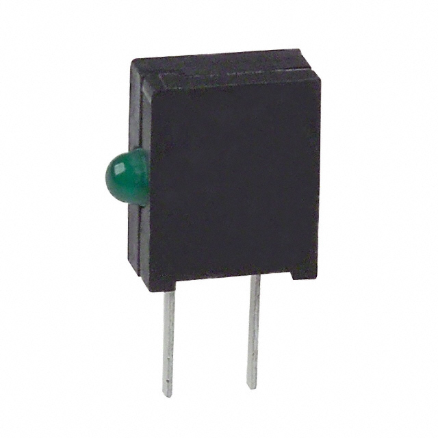【5552301F】LED CBI 2MM GREEN RA PC MNT