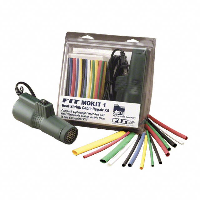 【FITMGKIT1 NC032】HEATSHRINK KIT W/MINI HEAT GUN