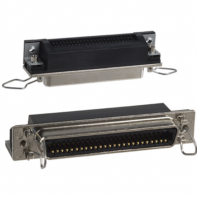 【554901-1】CONN SCSI RCPT 50POS R/A SOLDER