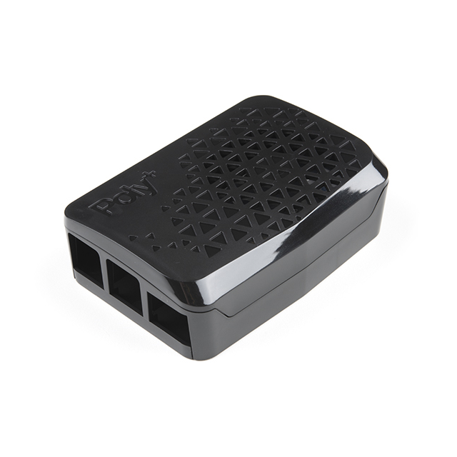 【PRT-17162】CASE PLASTIC BLACK RASPBERRY PI