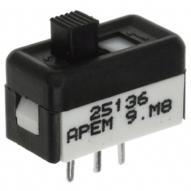 【25136NAH】SWITCH SLIDE SPDT 4A 125V