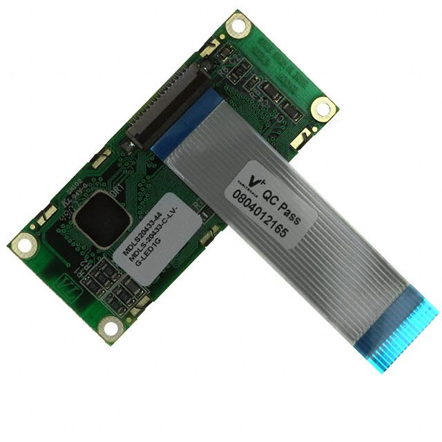 【MDLS-20433-C-LV-G-LED01G】LCD MOD 80DIG 20X4 TRANSFLCT GRN
