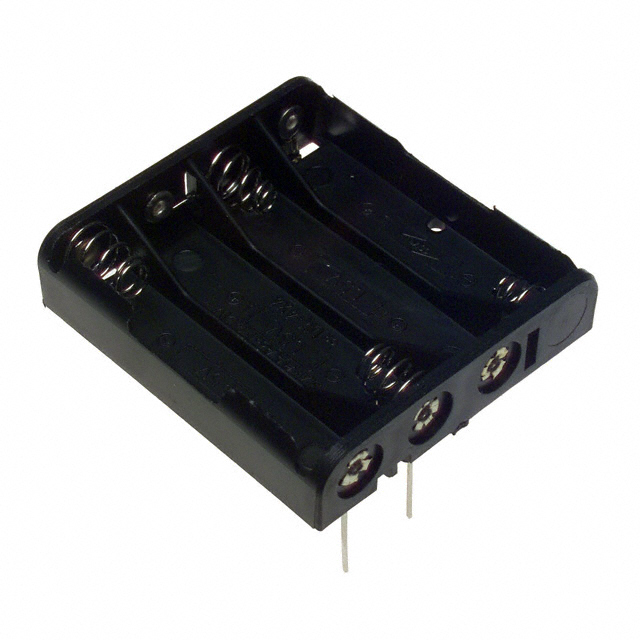 【2481】BATTERY HOLDER AAA 4 CELL PC PIN