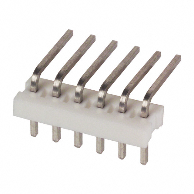 【640453-6】CONN HEADER R/A 6POS 2.54MM