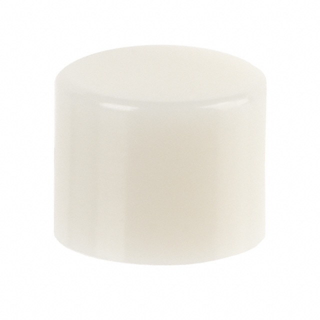 【AT475B】CAP PUSHBUTTON ROUND WHITE