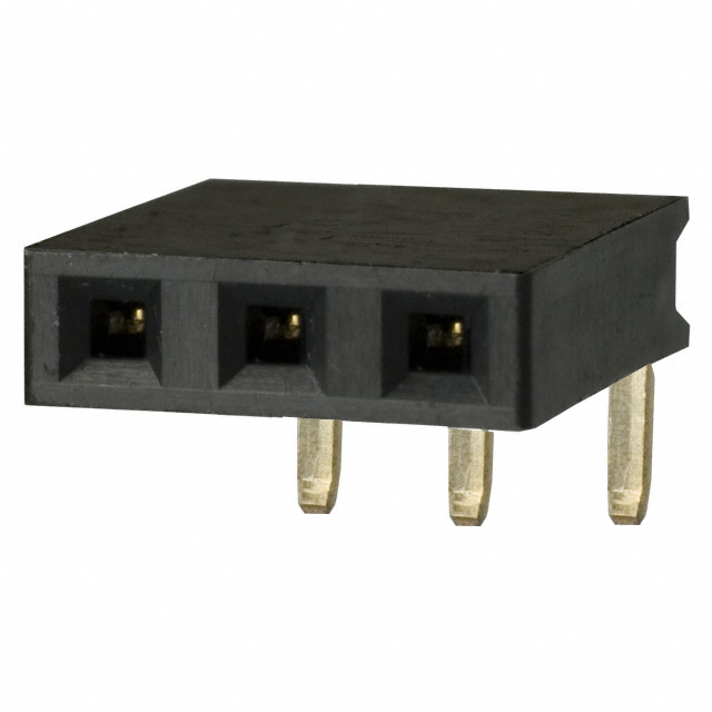 【PPPC031LGBN-RC】CONN HDR 3POS 0.1 GOLD PCB R/A