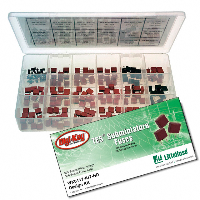 【WK0117-KIT】FUSE KIT BRD MNT 1.2-6.3A 190PC
