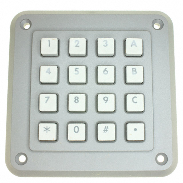 【4K16T103】SWITCH KEYPAD 16KEY 0.05A 24V