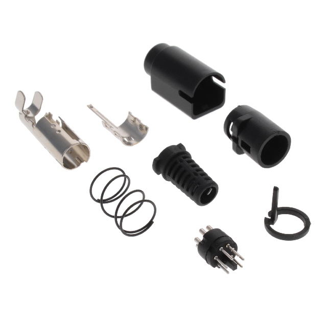 【KMDLAX-6P】CONN PLUG MALE MINI DIN 6POS SLD