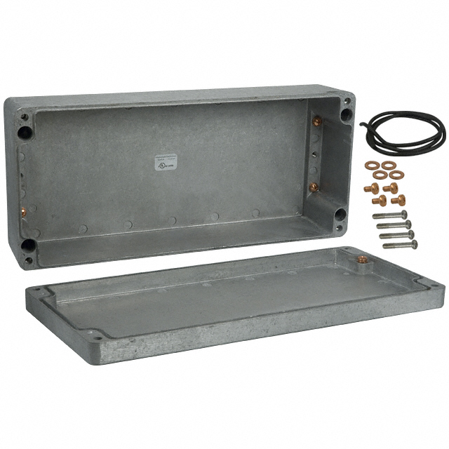 【1590Z166】BOX ALUM 14.17"L X 6.28"W