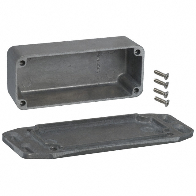 【1590AFL】BOX ALUM UNPTD 3.64"L X 1.52"W