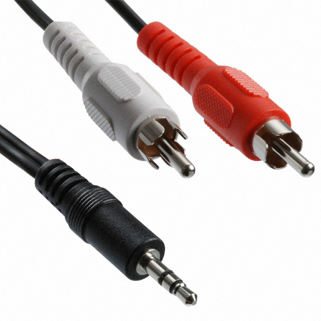 【AK243-2】CABLE 3.5MM STEREO-2PHONO PLUGS