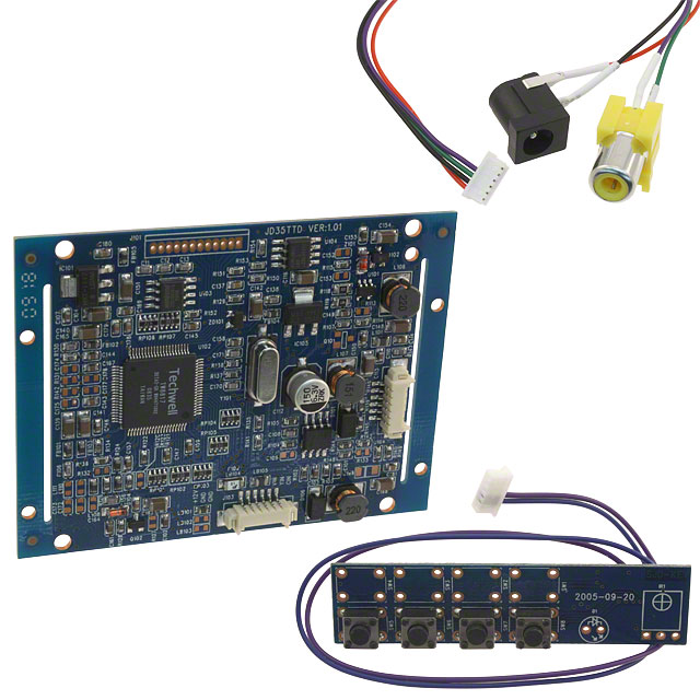 【NHD-3.5-320240MF-VIDEO BOARD V1.1】EVAL BOARD FOR TW8817