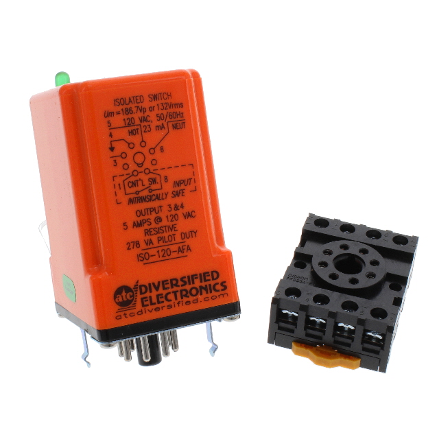 【ISO-120-AFA】RELAY GEN PURPOSE SPST 5A 120V