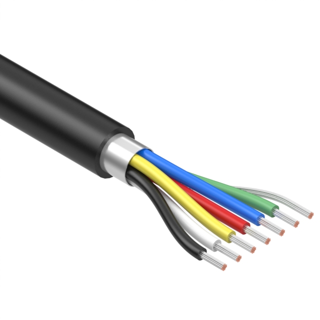 【30-01472】CBL 6COND 24AWG SHLD 1M MPPE[バルク]