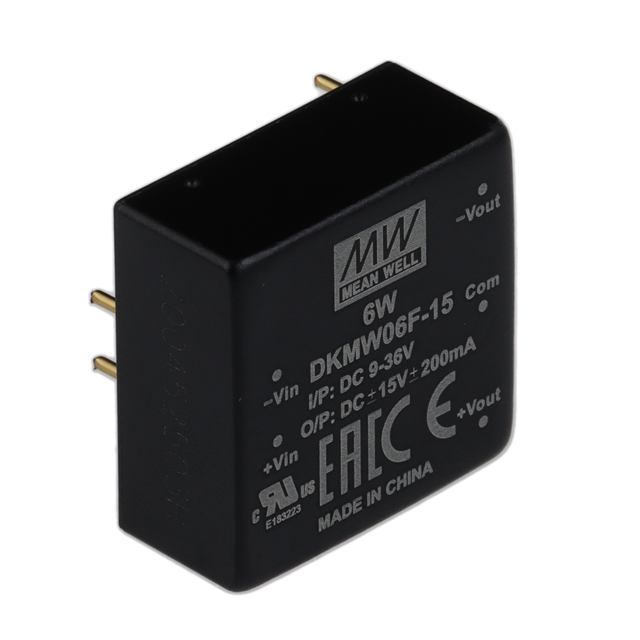 【DKMW06F-15】DC DC CONVERTER +/-15V 6W