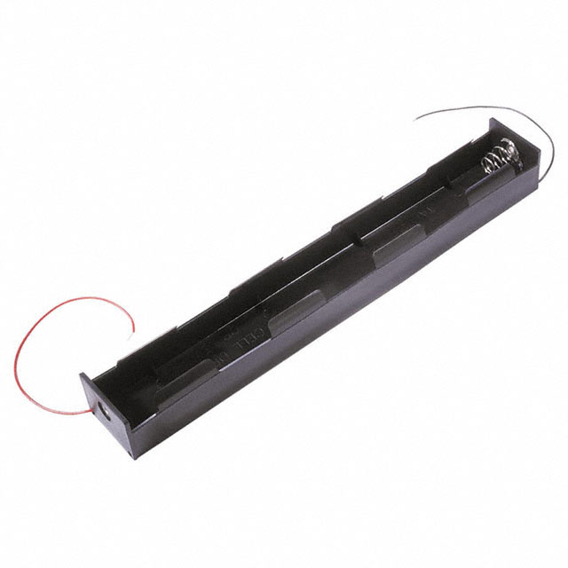 【BH14DW】BATTERY HOLDER D 4 CELL 6" LEADS