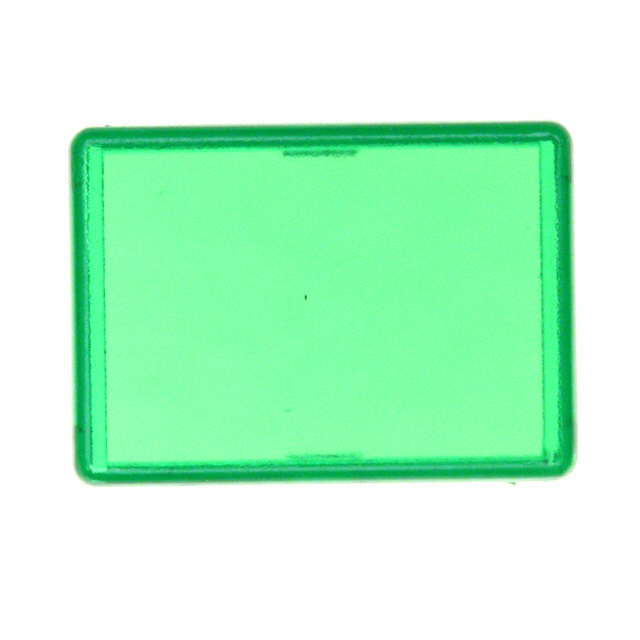 【A0161E】CONFIG SWITCH LENS GREEN RECT