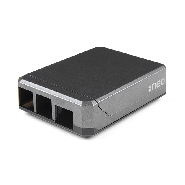 【PRT-17161】CASE ALUM BLACK/GRAY RASP PI 4