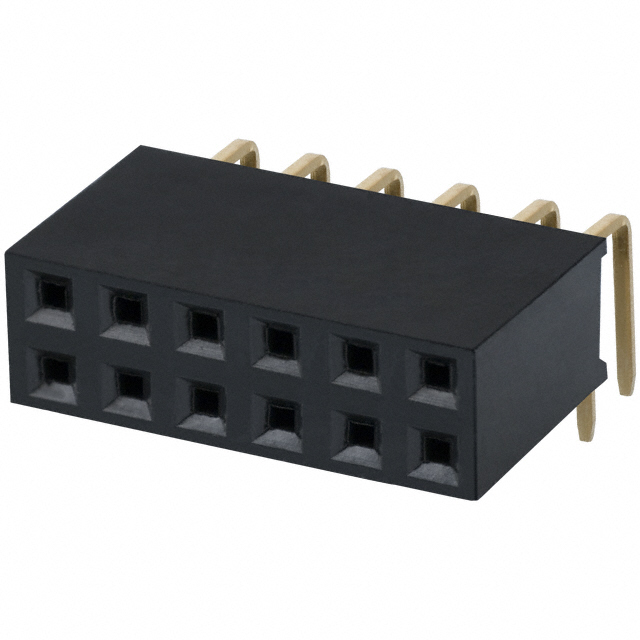 【PPPC062LJBN-RC】CONN HDR 12POS 0.1 GOLD PCB R/A