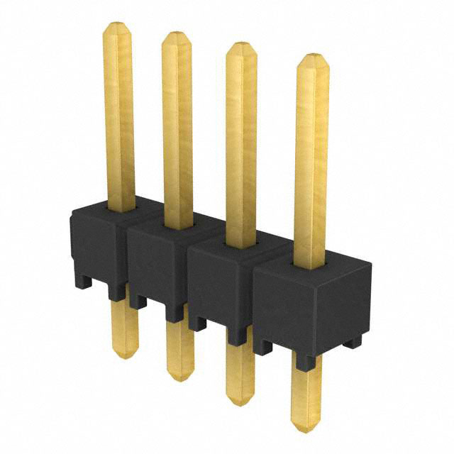 【TSW-104-07-G-S】CONN HEADER VERT 4POS 2.54MM