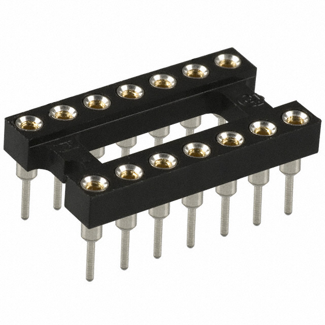 【14-3518-10】CONN IC DIP SOCKET 14POS GOLD
