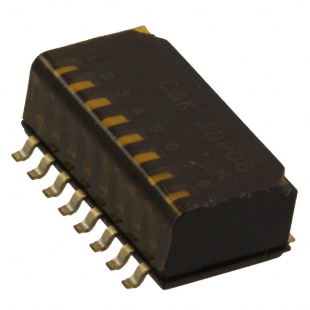 【TDP08H0SB1】SWITCH PIANO DIP SPST 0.025A 24V